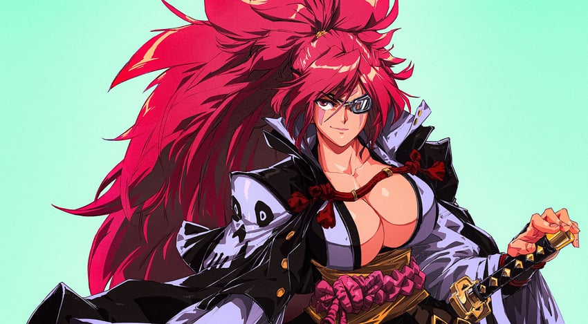 baiken (guilty gear) drawn by david_liu