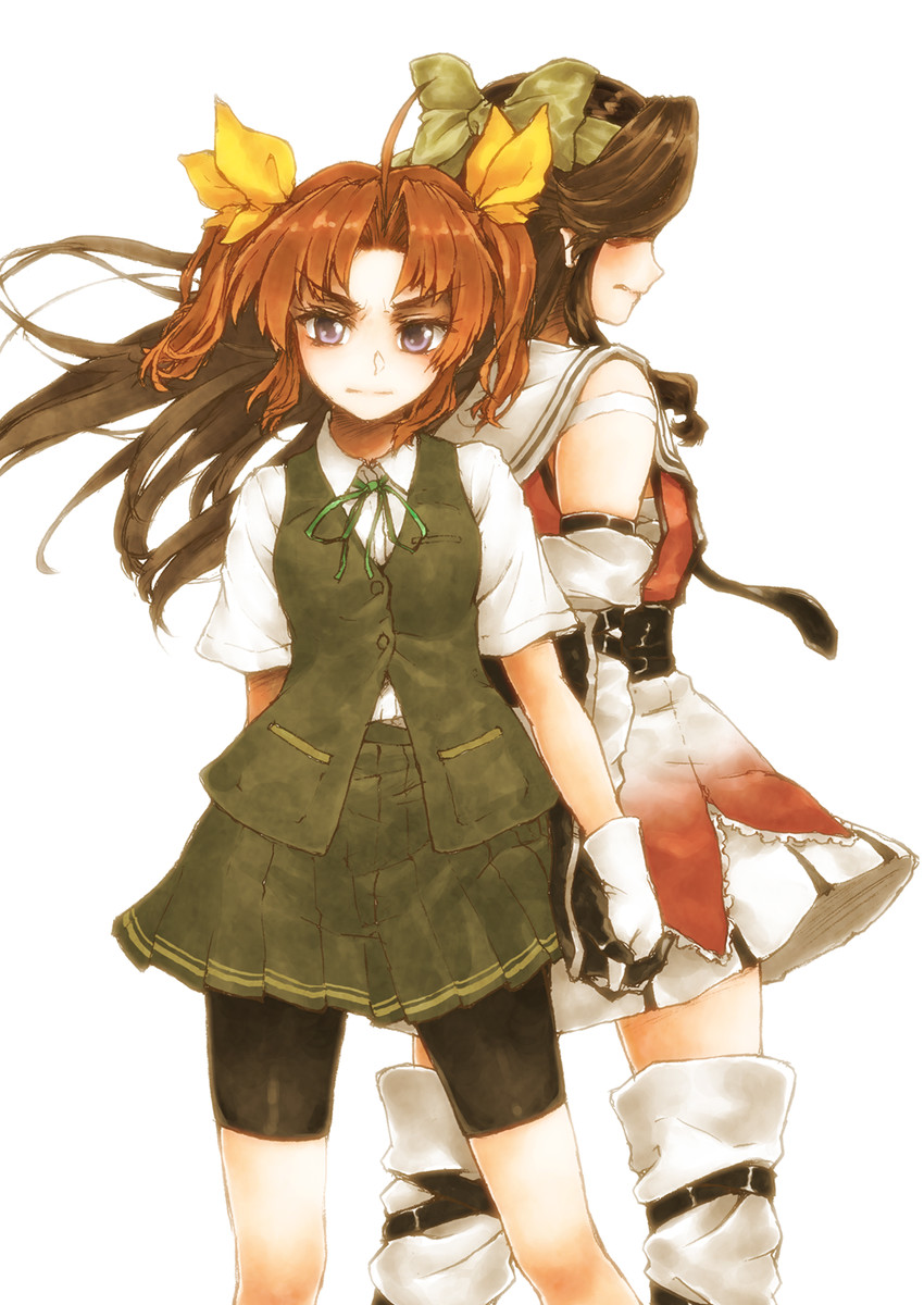 kagerou, jintsuu, and jintsuu kai ni (kantai collection) drawn by arimura_yuu