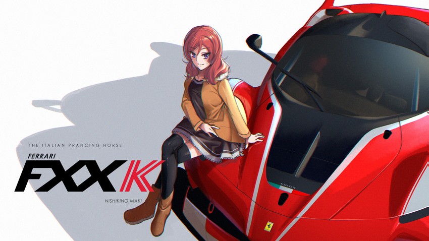 nishikino maki (love live! and 1 more) drawn by nissanote