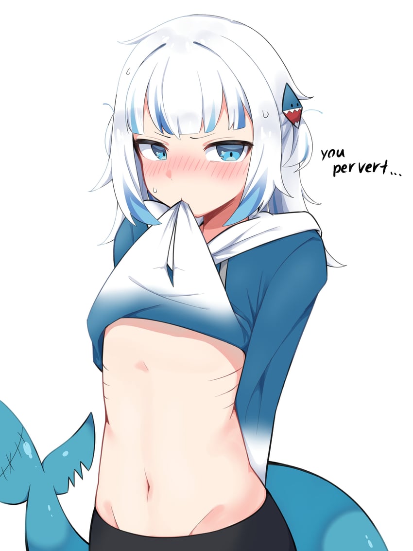 gawr gura (hololive and 1 more) drawn by skkazu1