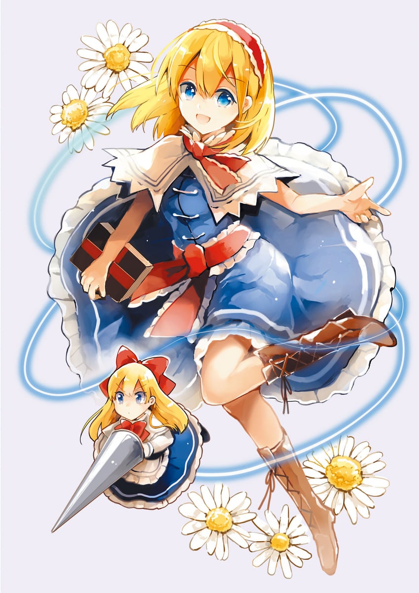 alice margatroid and shanghai doll (touhou and 1 more) drawn by azuma_aya
