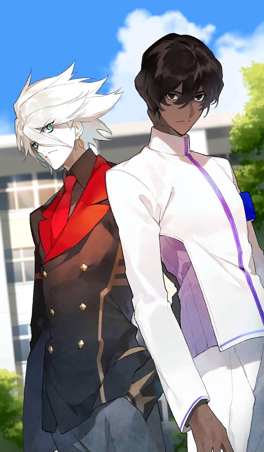 karna and arjuna (fate and 1 more) drawn by shiramine_(srmn09)