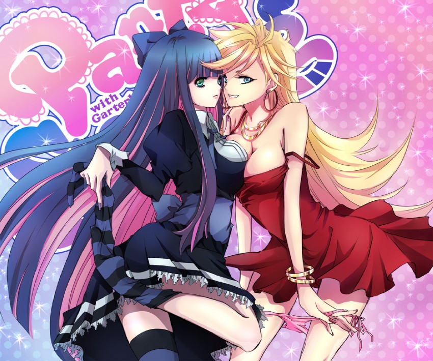 stocking and panty (panty & stocking with garterbelt) drawn by mizuiro_tomato