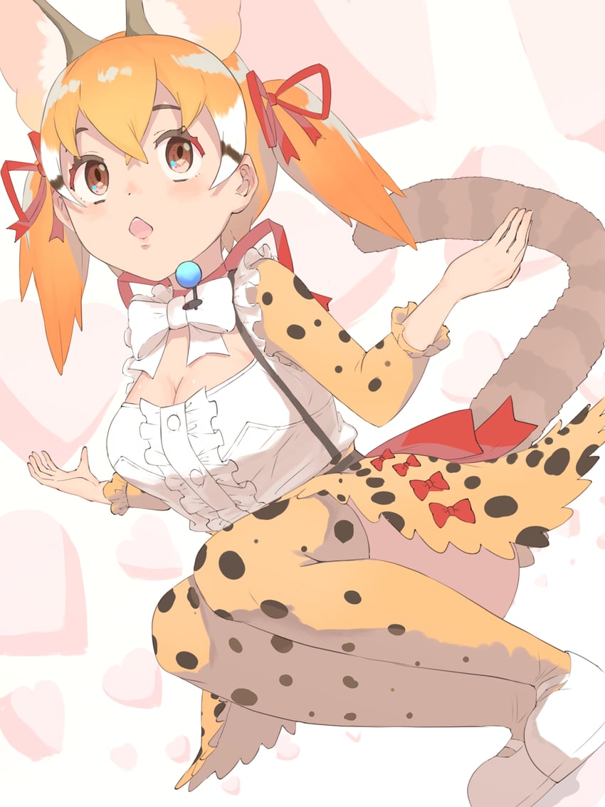 large-spotted genet (kemono friends and 1 more) drawn by y0whqzz8bkslezl