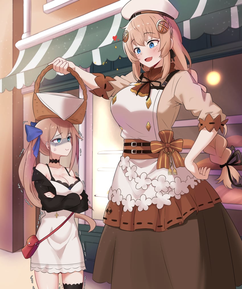 fal, fnc, and choco (girls' frontline and 1 more) drawn by amogan