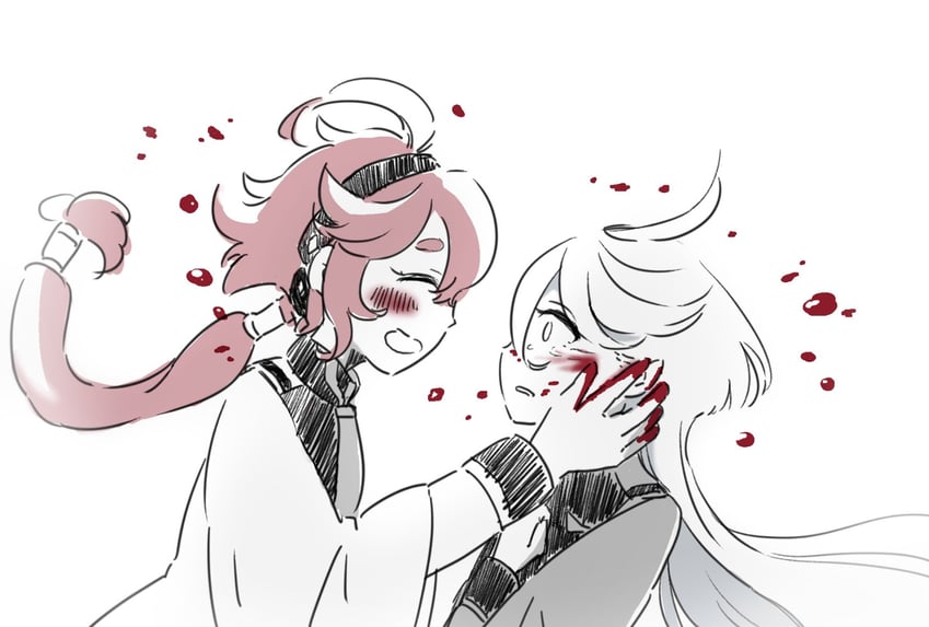 suletta mercury and miorine rembran (gundam and 1 more) drawn by shiro_ru