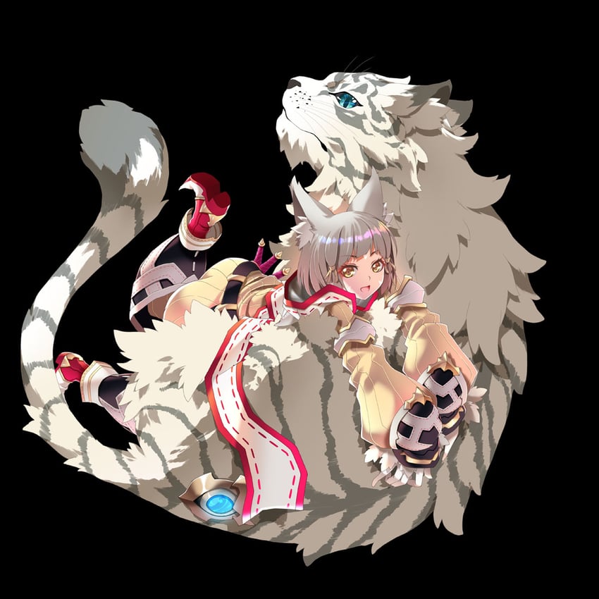 nia and dromarch (xenoblade chronicles and 1 more) drawn by raynartfr