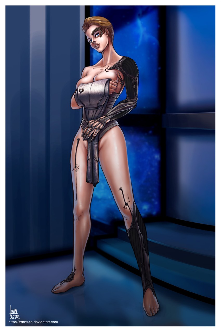 seven of nine (star trek and 1 more) drawn by ivan_flores