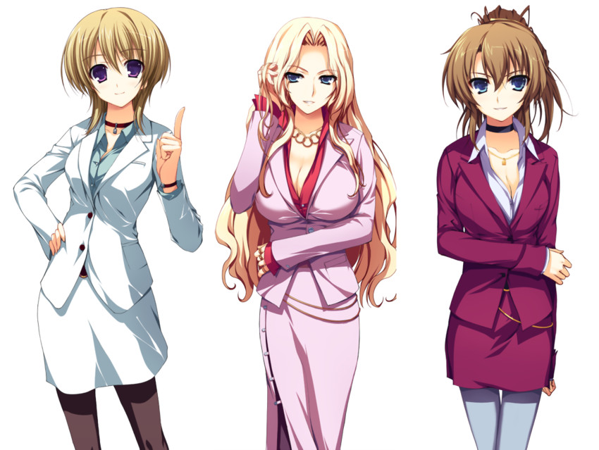 hiiragi akemi, miyagawa kiyomi, and sakurazaka fuuko (akatsuki no goei) drawn by tomose_shunsaku