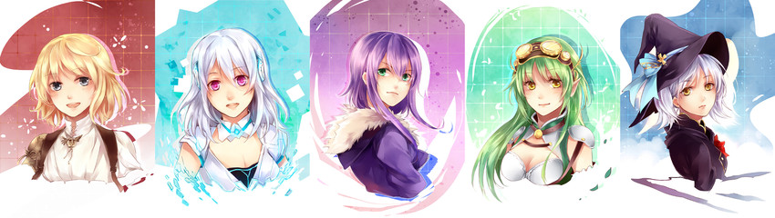 cassie, alpha, isabelle, cecilia, and rynn (original) drawn by zaphylla