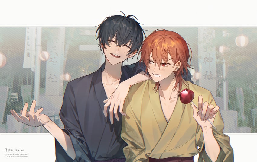 nishizono renga and murakumo ten (18trip) drawn by dia_pinetree