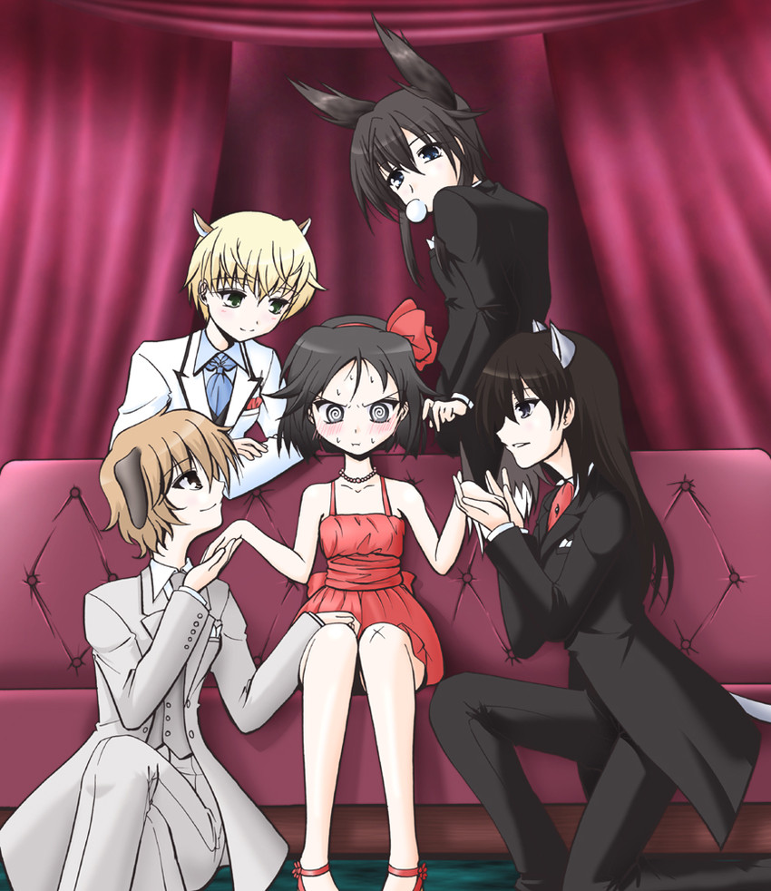kanno naoe, waltrud krupinski, dominica s. gentile, hanna wind, and adolfine galland (world witches series and 4 more) drawn by oseenkoris