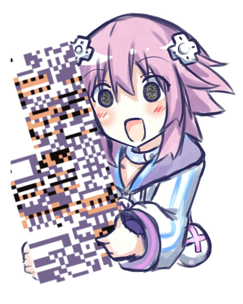 neptune and missingno. (pokemon and 2 more) drawn by bimmy
