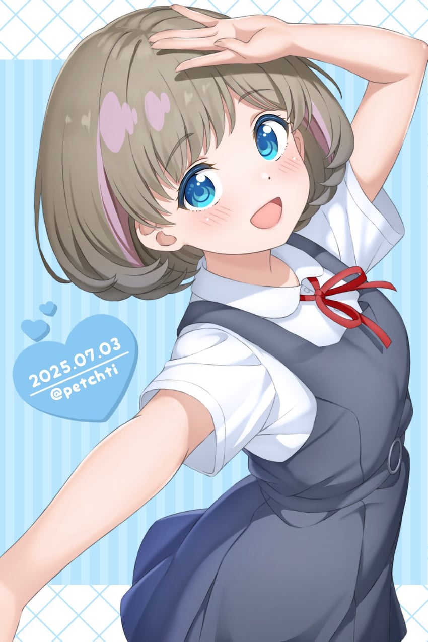 tang keke (love live! and 1 more) drawn by rabineru