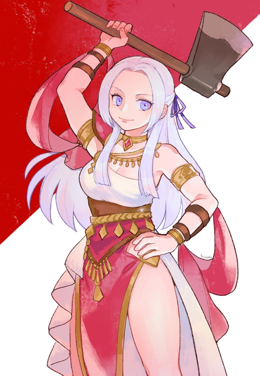 edelgard von hresvelg (fire emblem and 1 more) drawn by bone_(stare)