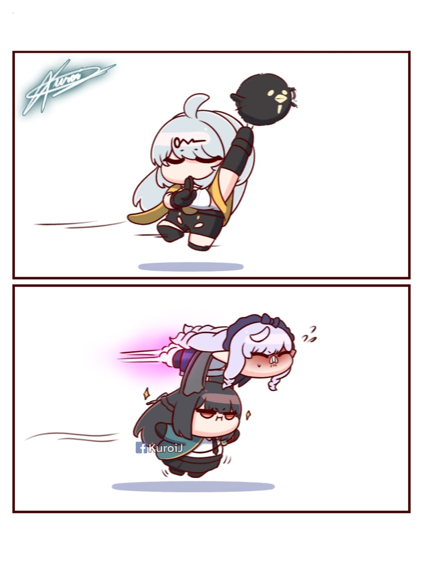 hoshimi miyabi, vivian banshee, and yixuan (zenless zone zero) drawn by kuroij
