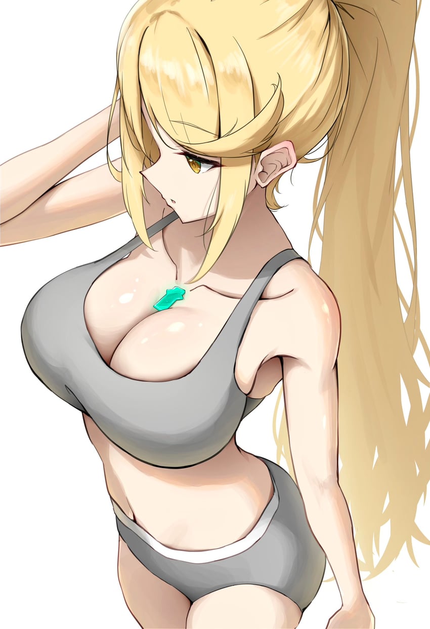 mythra (xenoblade chronicles and 1 more) drawn by okazu2010015