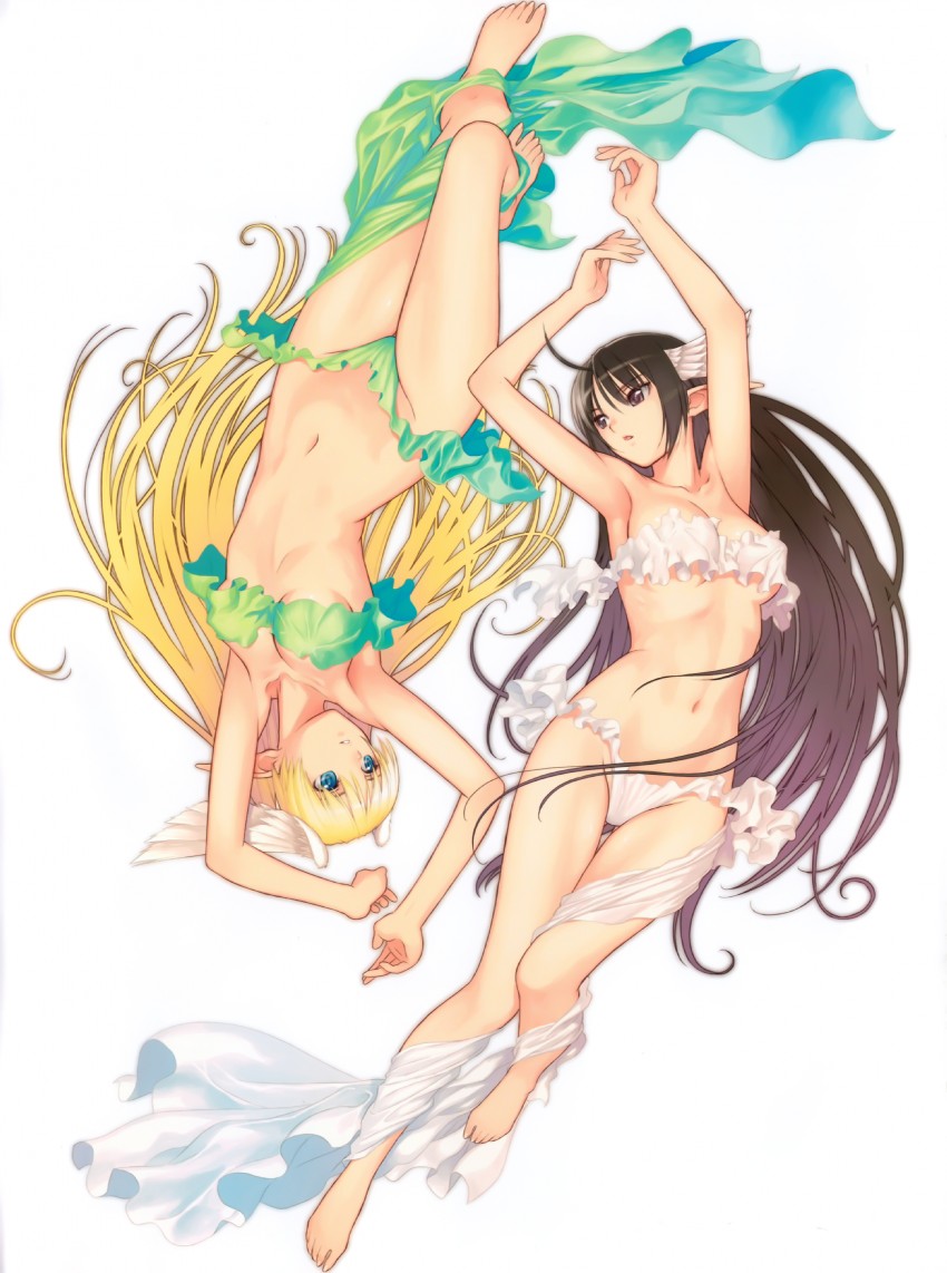 xecty ein and elwing (shining and 2 more) drawn by tony_taka