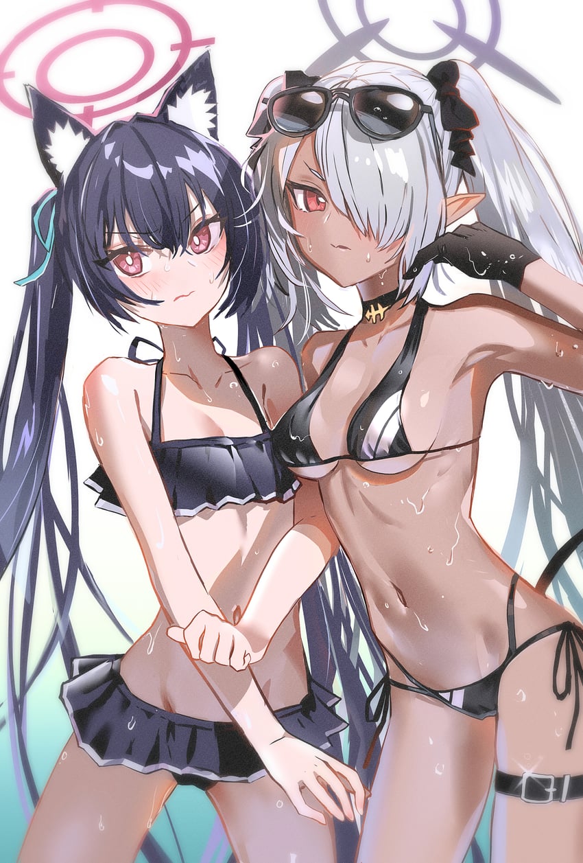 iori and serika (blue archive) drawn by ryoma_(rym_369)