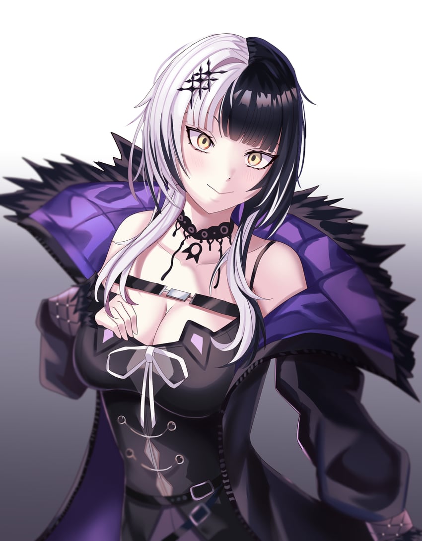 shiori novella (hololive and 1 more) drawn by bestrix