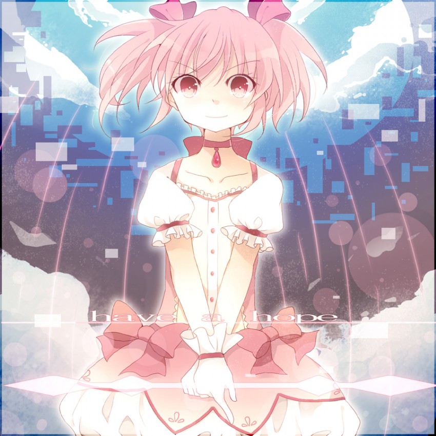 kaname madoka (mahou shoujo madoka magica) drawn by kuran_(mkmrl)