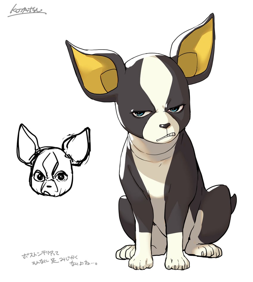 iggy (jojo no kimyou na bouken and 1 more) drawn by kotatsu_(g-rough)
