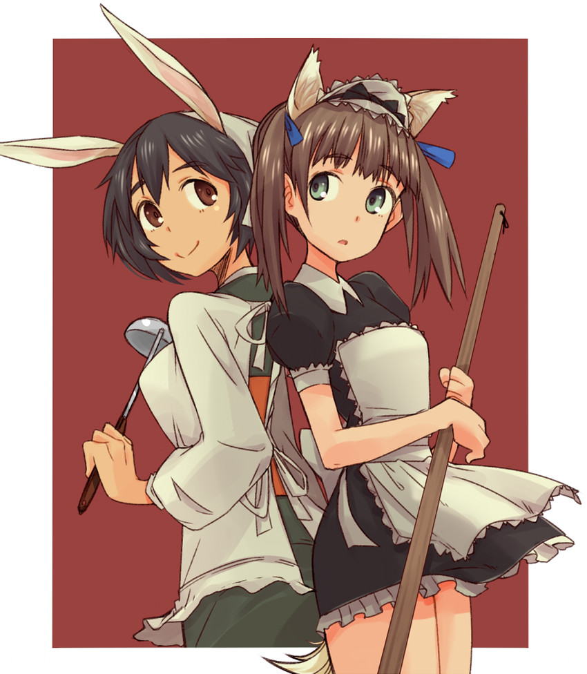 shimohara sadako and georgette lemare (world witches series and 1 more) drawn by suo_(sndrta2n)