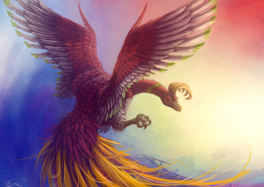ho-oh (pokemon) drawn by ruth-tay