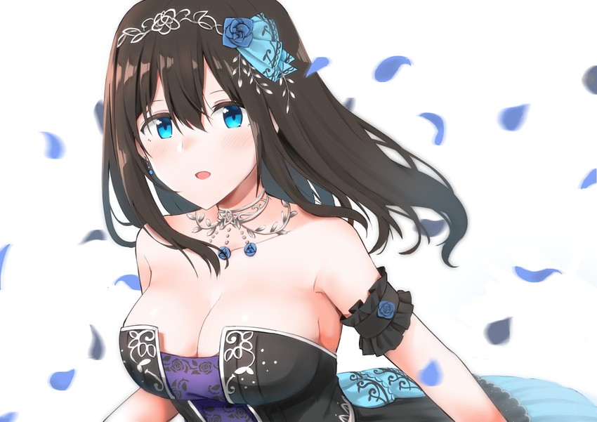 sagisawa fumika (idolmaster and 2 more) drawn by tamakura_(horitatu0212)