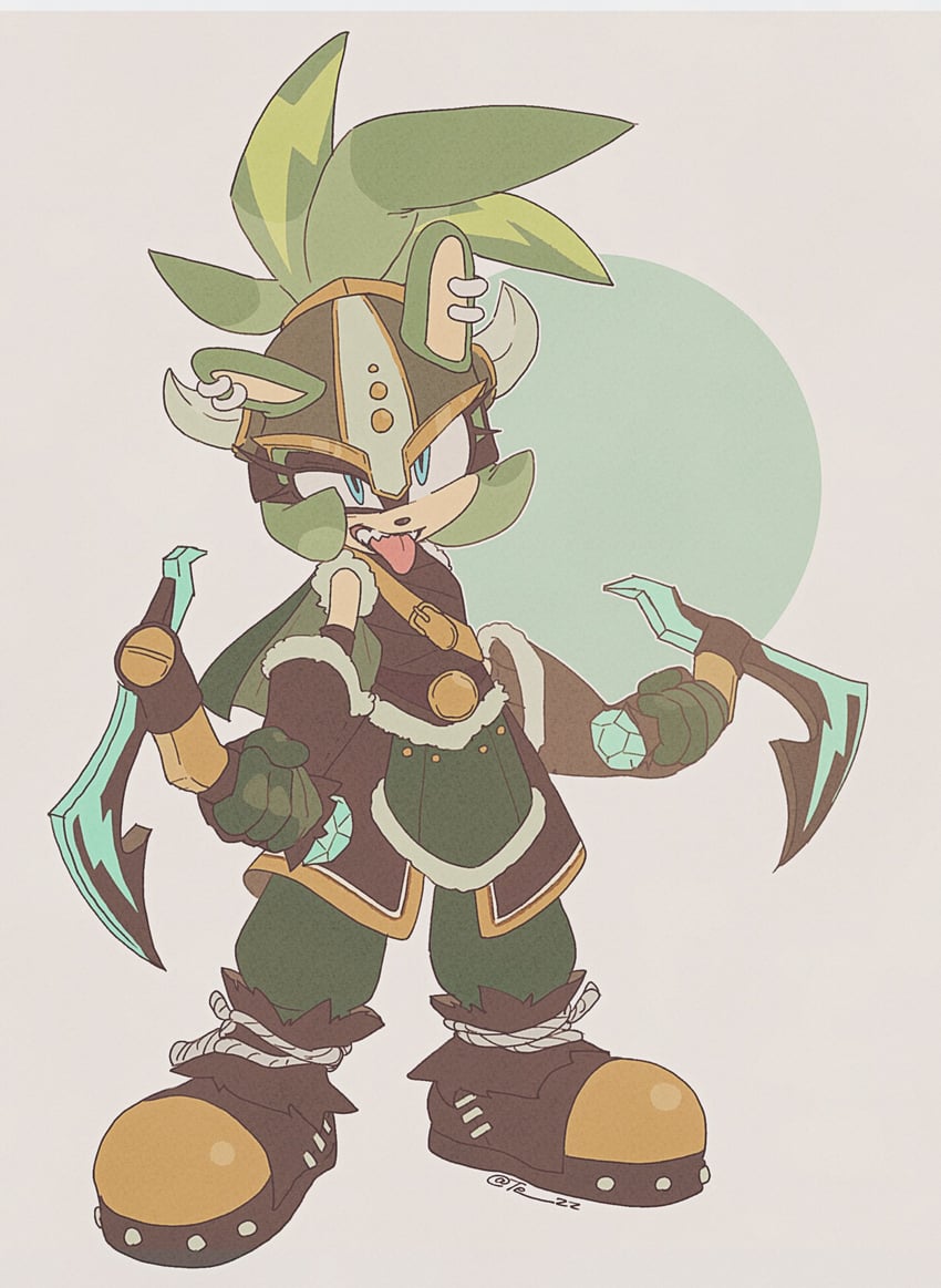 surge the tenrec (sonic and 2 more) drawn by tezz