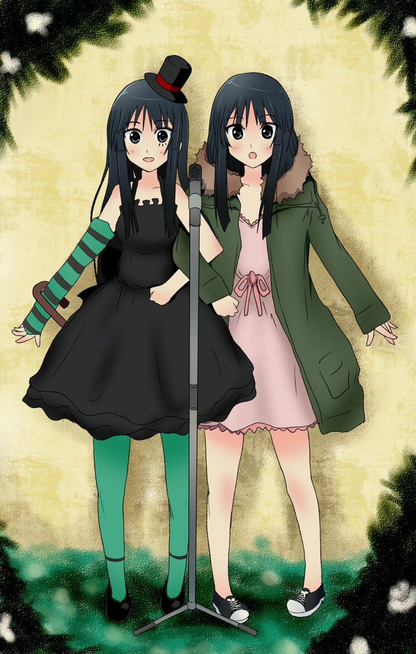 akiyama mio (k-on! and 1 more) drawn by tyranu