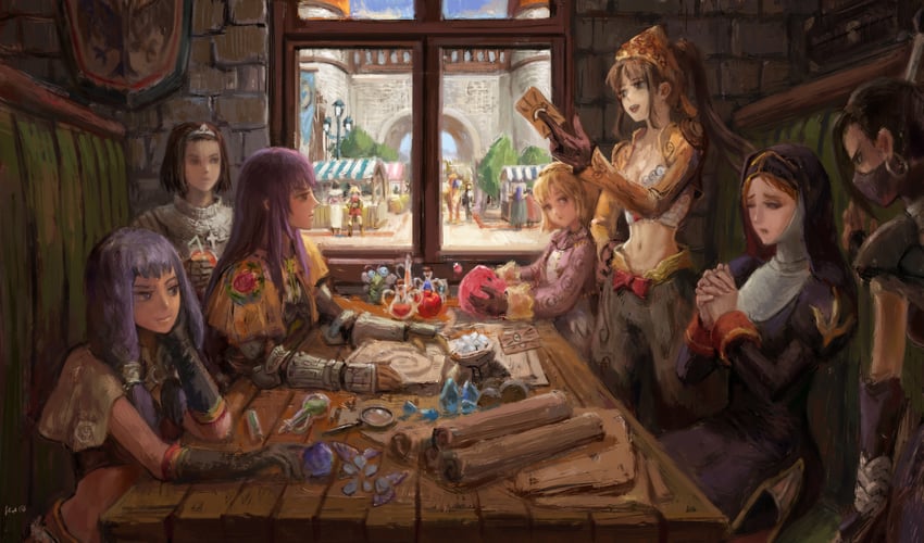 priest, poring, acolyte, mage, assassin, and 9 more (ragnarok online) drawn by elvafirst