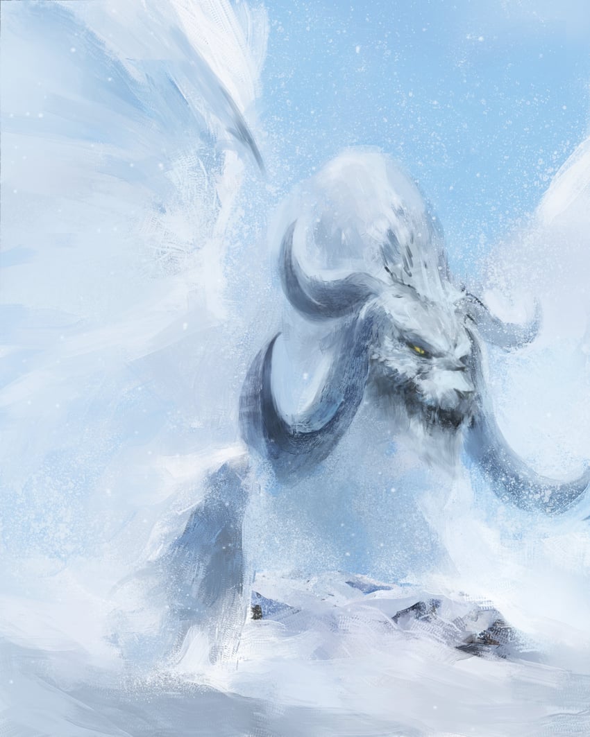 hraesvelgr (final fantasy and 1 more) drawn by arizdigitalart