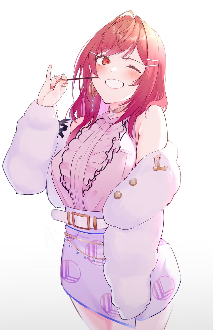 ichijou ririka (hololive and 1 more) drawn by inuinuo_gataken