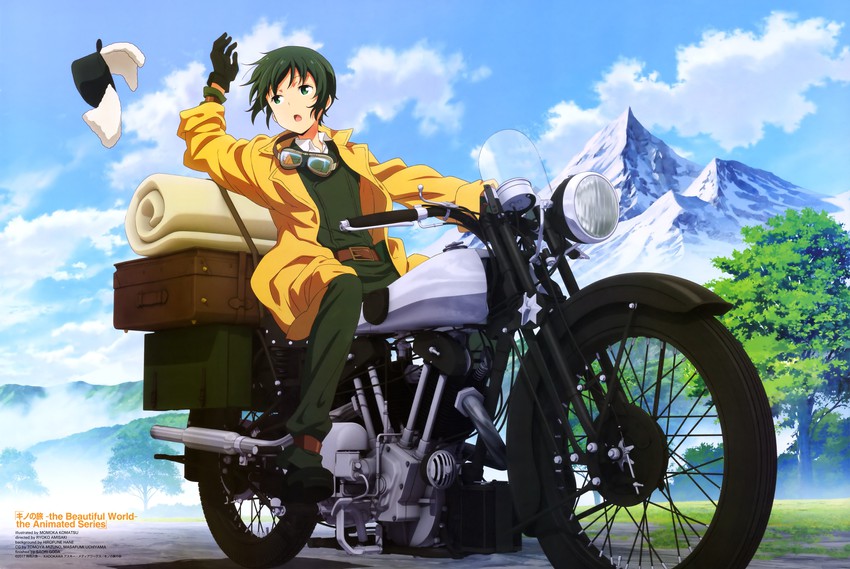kino and hermes (newtype and 1 more) drawn by komatsu_momoka