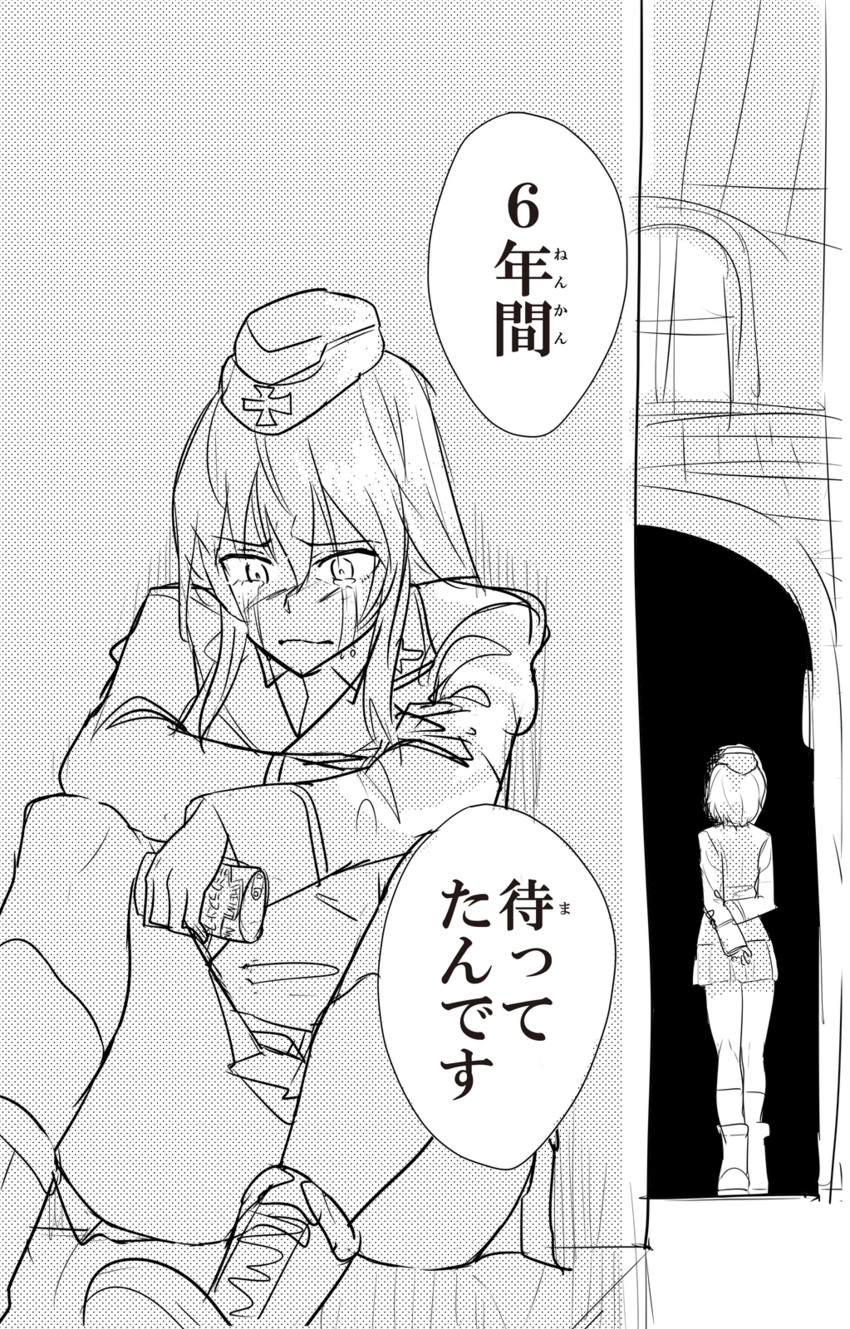 itsumi erika and akaboshi koume (girls und panzer and 1 more) drawn by toritori