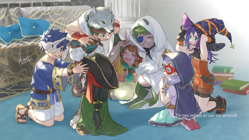 soren, boyd, rolf, mia, ike, and 2 more (fire emblem and 2 more) drawn by 91007