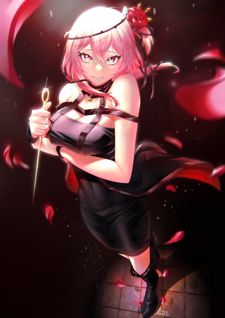 yor briar and rosemi lovelock (nijisanji and 2 more) drawn by pace_argonaut_(artist)