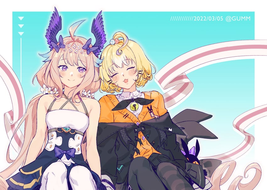 enna alouette, millie parfait, and lucie (nijisanji and 1 more) drawn by guan63947624