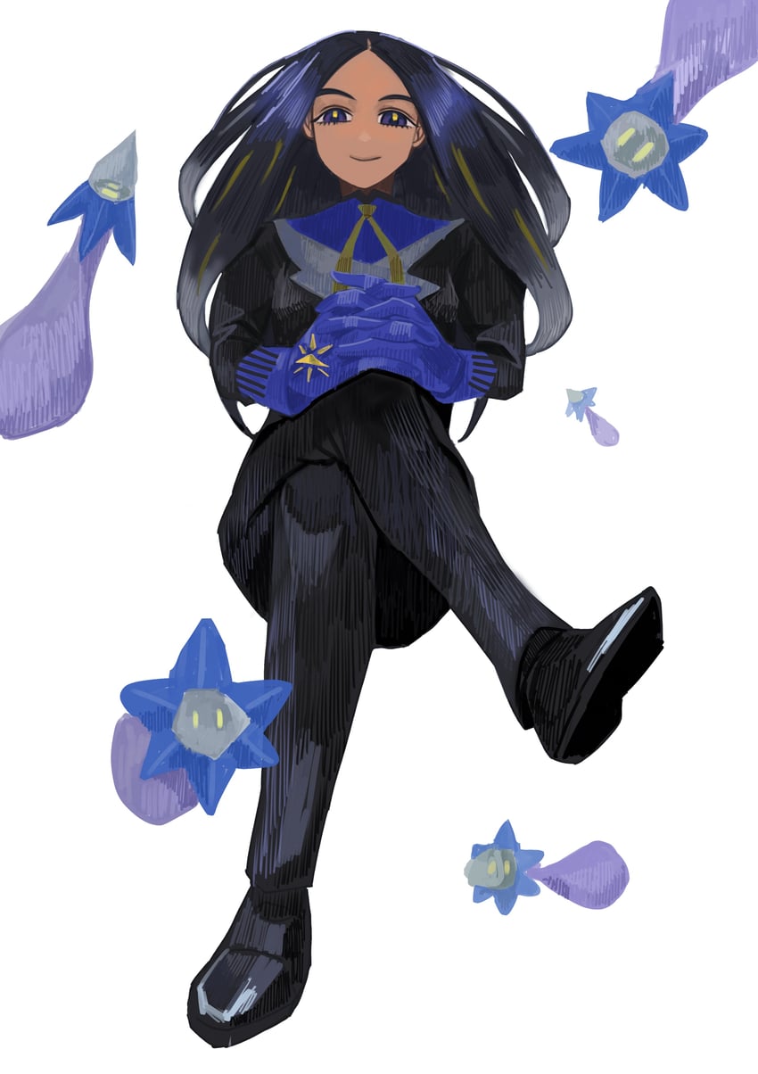 geeta and glimmet (pokemon and 1 more) drawn by asia_(aji19081)