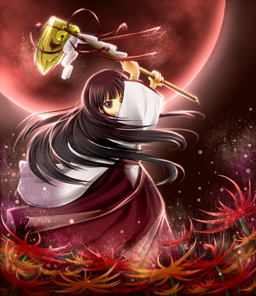 furude rika (higurashi no naku koro ni) drawn by rikkunia