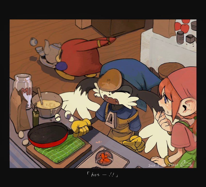 klonoa, lolo, and moo (kaze no klonoa) drawn by nas_u