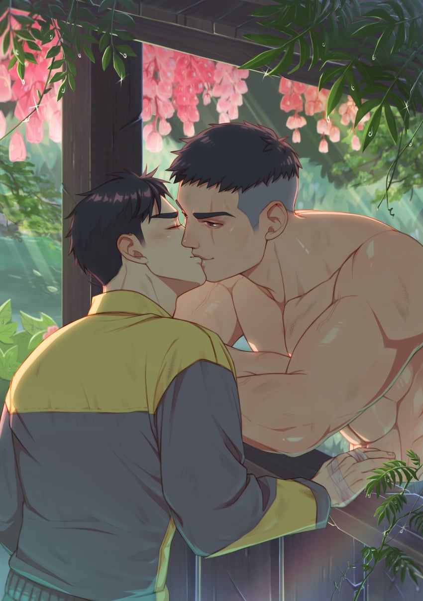david king and jake park (dead by daylight) drawn by punim410