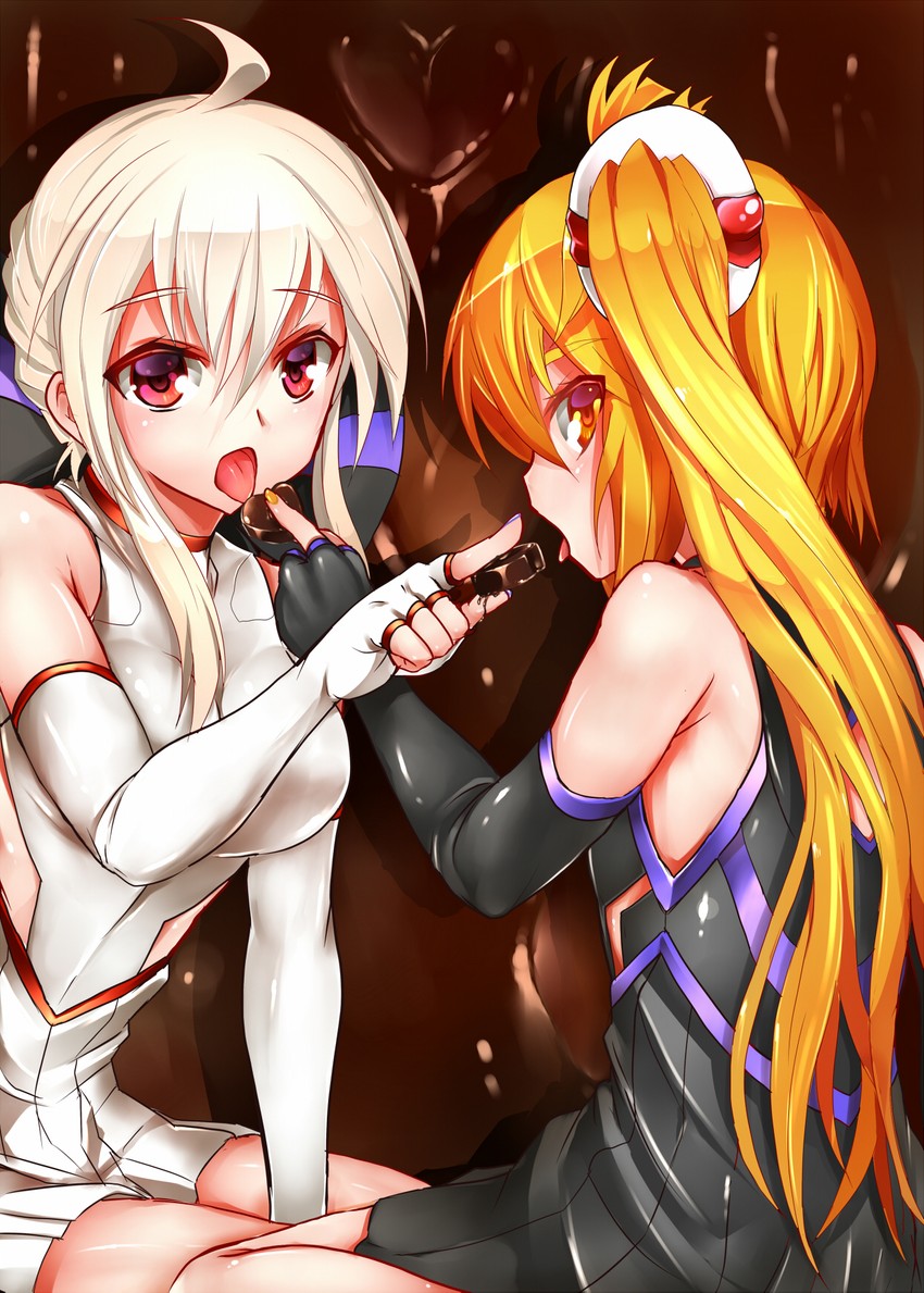 yowane haku and akita neru (vocaloid) drawn by tadano_magu
