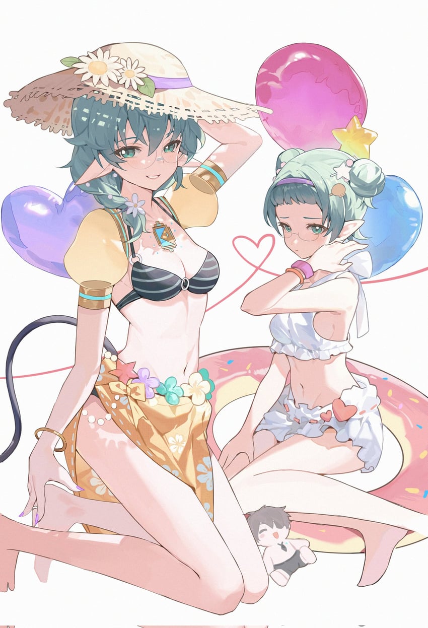 pandoria, linka, and zeke von genbu (xenoblade chronicles and 2 more) drawn by toki0830