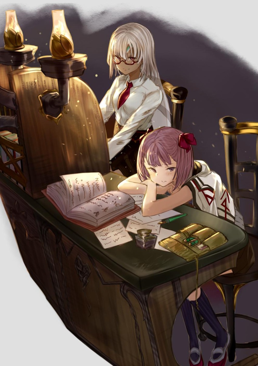 helena blavatsky and altera (fate and 1 more) drawn by yatsuka_(846)