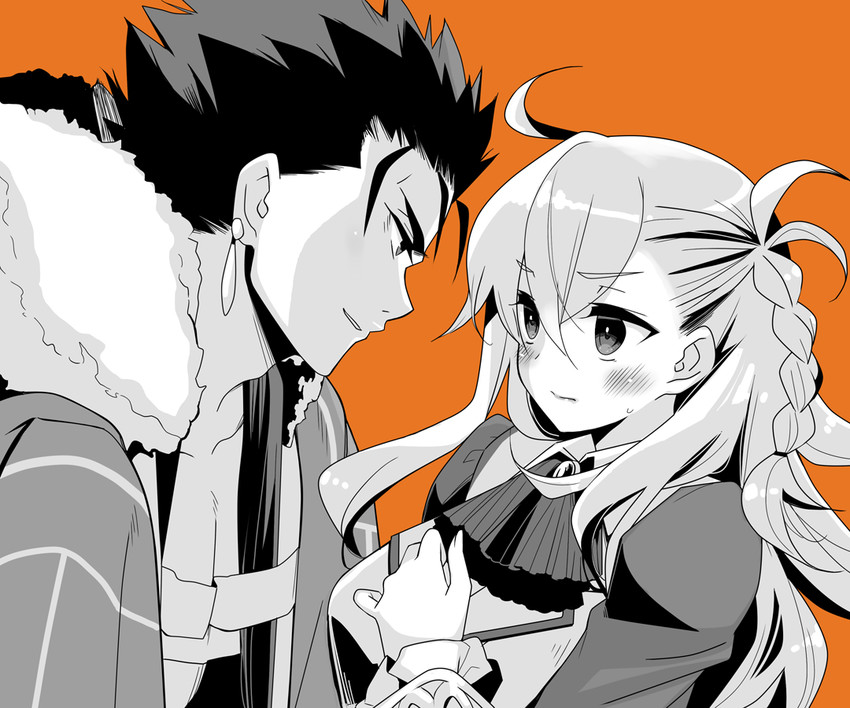 cu chulainn and olga marie animusphere (fate and 1 more) drawn by kanekiyo_miwa