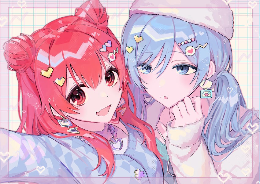 momoi airi and hinomori shizuku (project sekai) drawn by yngpeaceful