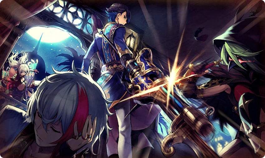 ankh, ryle, carla, and aswald (ta ga tame no alchemist)