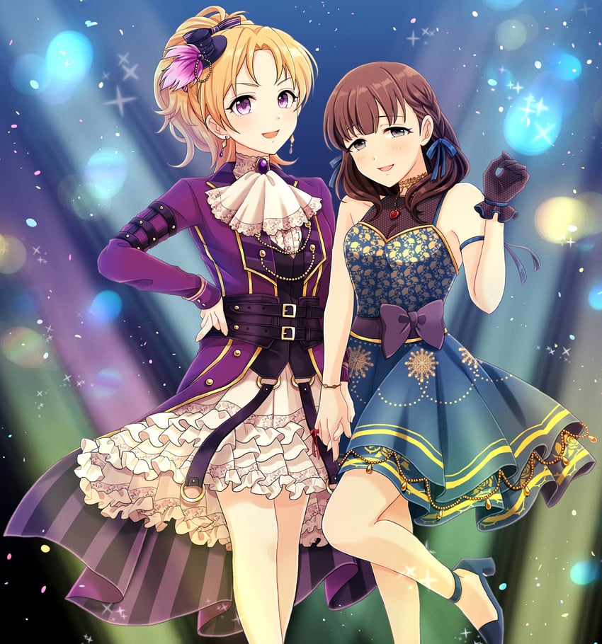 sakuma mayu and kiryu tsukasa (idolmaster and 1 more) drawn by popon_ta